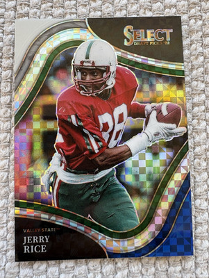 Panini 2022 Select Draft Picks Jerry Rice #148 Field Level Prizm 13/75
