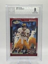 2000 Score Tom Brady #316 (RC) BGS 8 (READ DESCRIPTION)