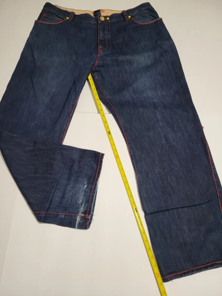 Coogi Jeans Mens Size 44x35 Blue Denim Embroidered Baggy Hip Hop Y2K 90s - Image 4 of 4