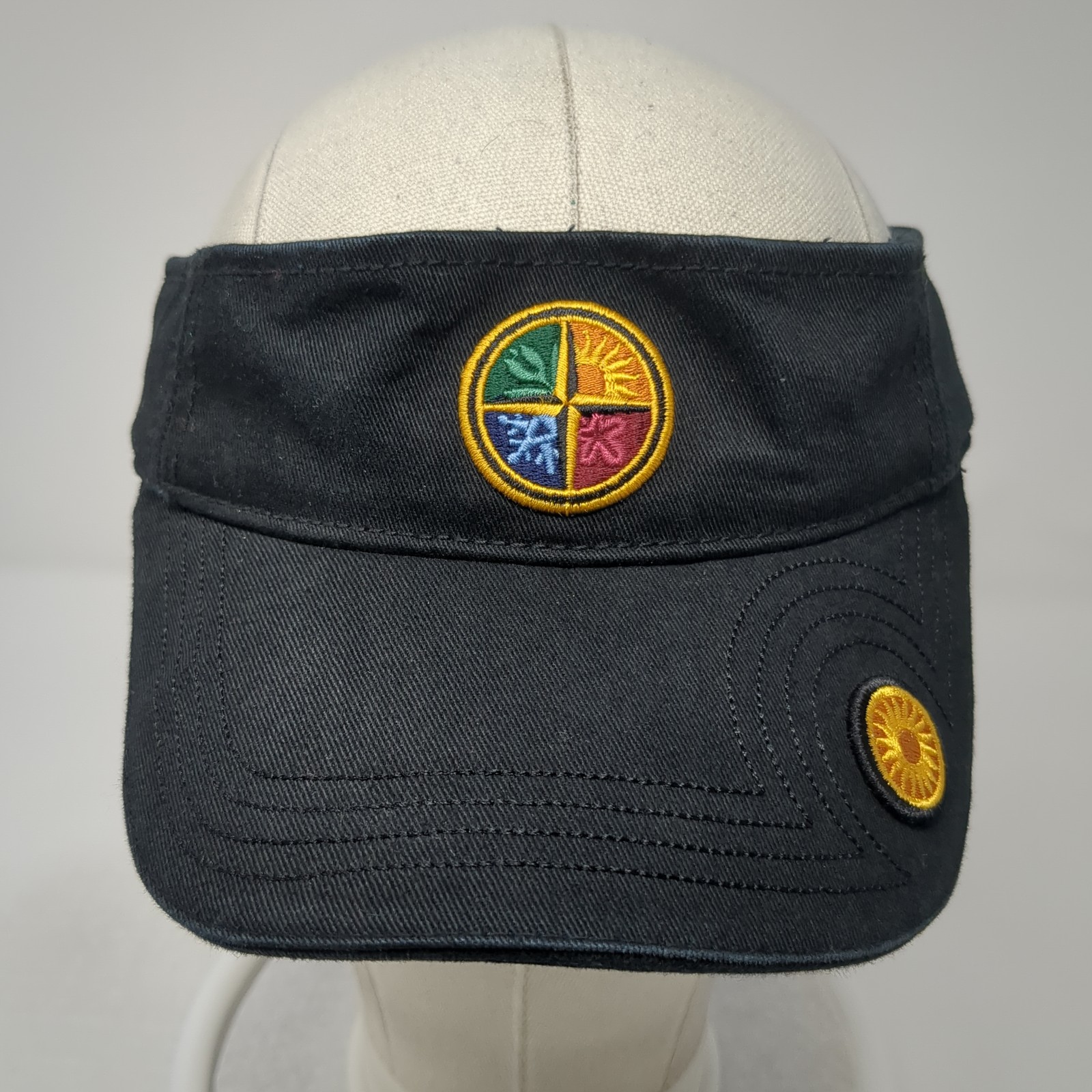 Tamarack Strapback Visor Hat Black One Size Adjus… - image 2