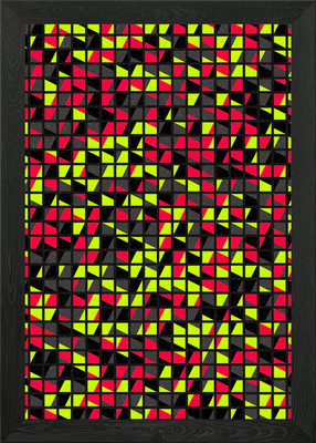 Geometrisches Muster gerahmtes Wandbild Poster Leinwanddruck Bild