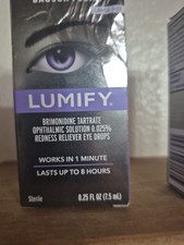 Bausch Lomb Lumify Redness Reliever Eye Drops 0.25 oz 7.5ml Brighter eye's SALE