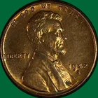 1942-S Lincoln Wheat Cent Uncirculated UNC Coin, Spot #39200
