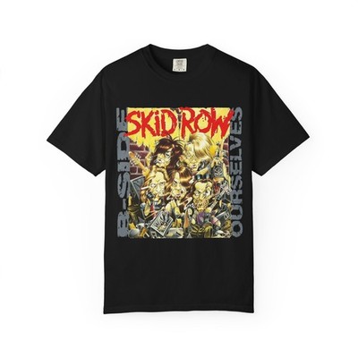 Skid Row B-side Ourselves Graphic T-shirt | Hard Rock Heavy Metal Artwork Tee
