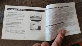 RAMBO Nintendo NES Game Original ACCLAIM 1988 Manual Booklet *ONLY* w/ Stallone