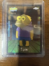 Topps Chrome SpongeBob Sapphire Tom Black /10