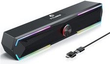 Altavoces Para Computadora Với Luces LED Y Conexion Bluetooth De Lujo
