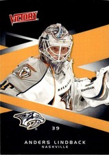 2010-11 Upper Deck Victory Black ROOKIE Anders Lindback Rookie Nashville