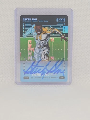 Bo Jackson Battle Arena Tecmo Bowl 2026 ICE Battlefoil Sterling AUTO SSA6