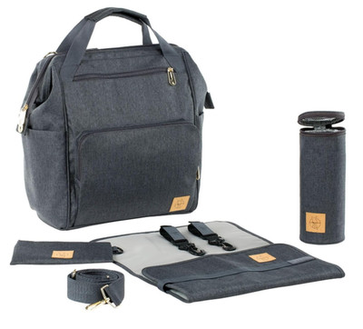 Lässig GLAM GOLDIE Wickelrucksack Grau 39 x 30 x 17 cm UVP:129,90  (4576)