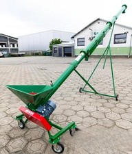Getreideschnecke 150mm 4m 500cm F&ouml;rderschnecke 20t/h 4kW Trichter Schneckenf&ouml;rde