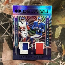 2021 Panini Illusions - Deja Vu Kadarius Toney, Plaxico Burress #DV-KP Black /50