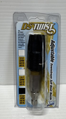 #ad #ad X Jet DS Twist Adjustable Downstream Soft Wash Nozzle 7 12 GPM Soft Wash Nozzle $60.00