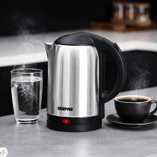 Image of GEEPAS 1.8L Stainless Steel Cordless Electric Kettle 1800W Rapid Boil Auto Off
