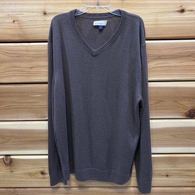 Artefact 100% Merino Wool Mauve Purple V Neck Sweater Size XL Men s Layering