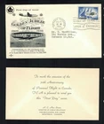 Canada #383, 1959 5¢ Silver Dart Jet, Rosecraft TCA  FDC Trans Canada Airlines