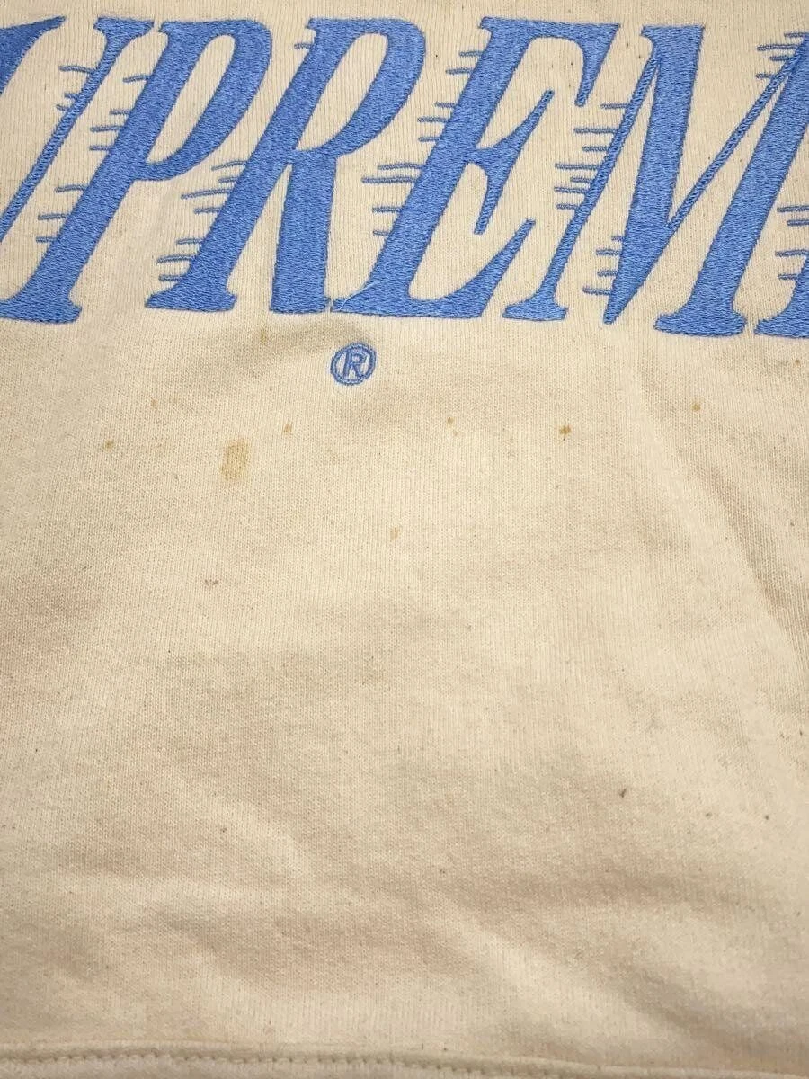 Felpa Supreme con cappuccio S cotone beige usata