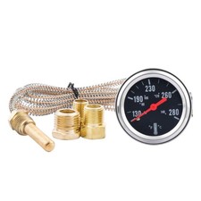 Car Water Temperature Gauge Capillary Tube Vehicle Instrument Brass Adapters Car Water Temperature Gauge Capillary Tube Vehicle Instrument Brass Adapters