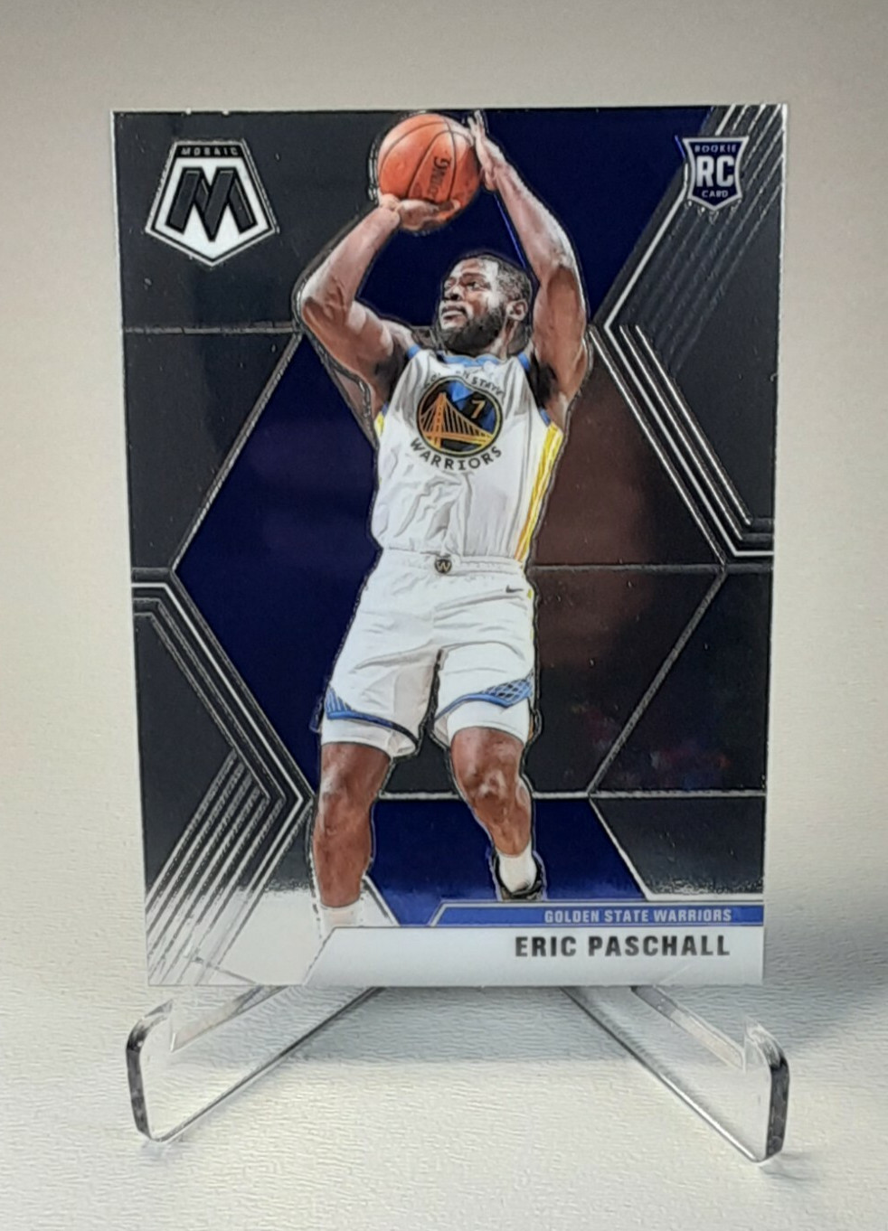 Eric Paschall 2019-2020 Panini Mosaic Basketball Rookie Card RC #250