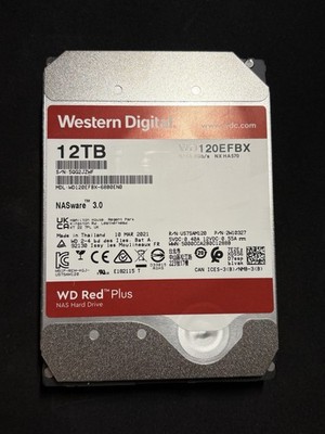 Western Digital Red Plus 12TB 3,5 Zoll Interne Festplatte (WD120EFBX)