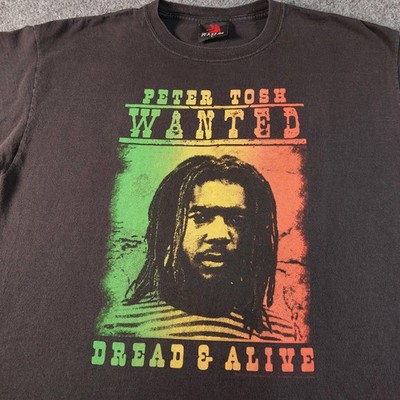 ミュージシャン 80's PETER TOSH DREAD & ALIVE TOUR TEE s-l400.jpg