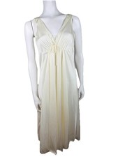 Vintage Cinema Etoile Lingerie Nightgown Dress ivory Large Goddess