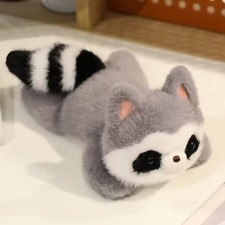 Gray Raccoon Plush Toy 6" Stuffed Animal Toddler Doll Gift Kids