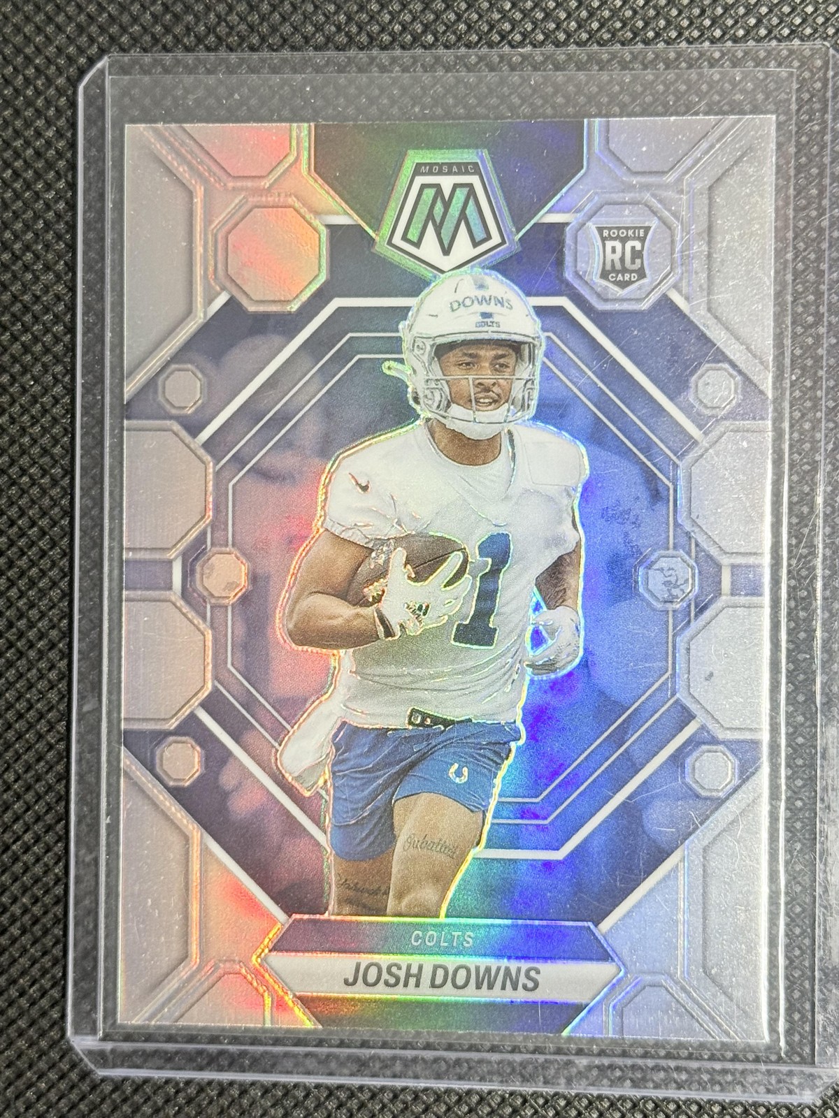 2023 Panini Mosaic #339 Josh Downs Silver