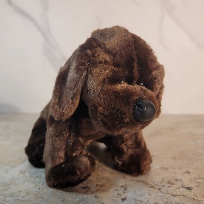 GANZ WEBKINZ CHOCOLATE LAB PUPPY DOG PLUSH ANIMAL No. HM138 NO CODE