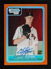 2006 Bowman Chrome Prospects Orange Refractor 6/25 Jon Lester #BC239 Auto uk2