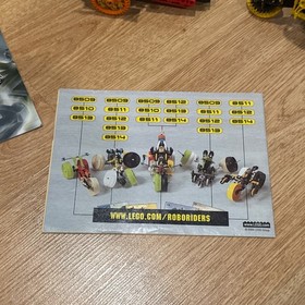 LEGO (8510) (8514): TECHNIC - RoboRiders - LAVA + POWER [2000] 100% Complete