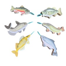 Melissa Doug Wooden Fish Replacement Parts Toy Lets Explore Play Set Otdoors