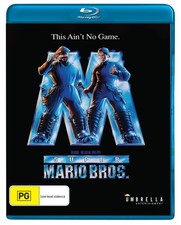 Super Mario Bros. Blu-ray Bob Hoskins John Leguizamo Dennis Hopper UK IMPORT