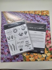 Stampin' Up Flowering Tulips Stamp Set, Tulips Dies, Flowering Fields DSP