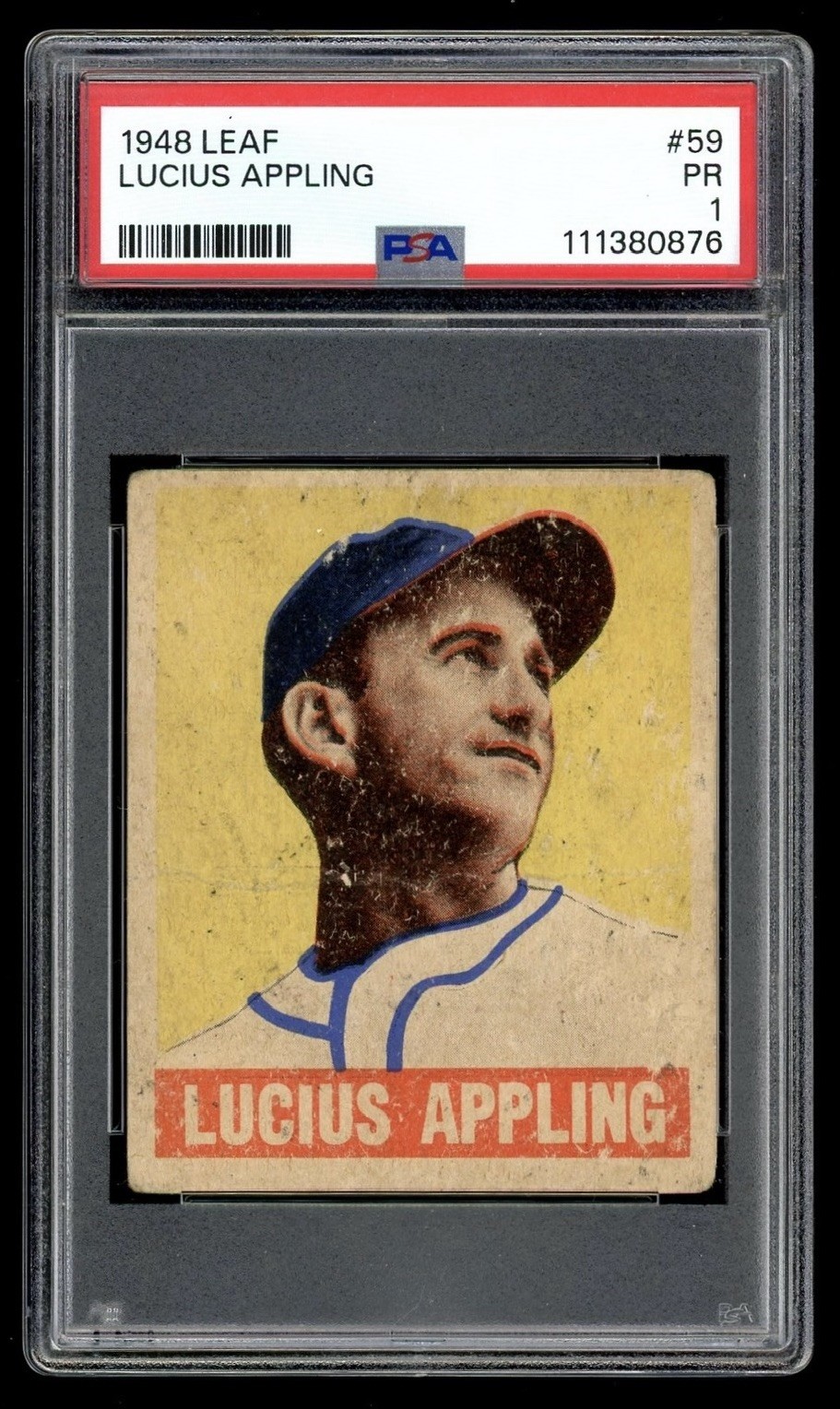 1948 Leaf #59 Luke Lucius Appling Chicago White Sox PSA 1