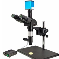 FB0990 Obiettivo Luce Coassiale Trinoculare Stereo Microscopio Max 1000X 4K HDMI Fotocamera