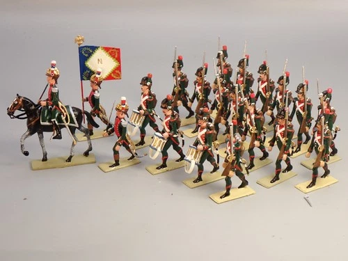 LEAD LUCOTTE EMPIRE REF 417 LEGION FRANCHE ALLOBROGE - 18 PIECES