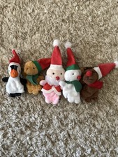 christmas finger puppets