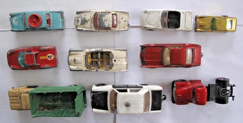 Vintage Corgi Toys : Job Lot x 10 -Played With Condition / Some For Restoration