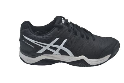 Asics GEL-Challanger 10 Clay black white darkgray Tennisschuhe schwarz E505Y9001