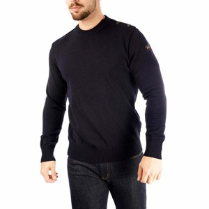 mens shoulder button sweater