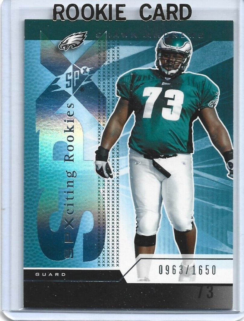 Shawn Andrews Philadelphia Eagles 2004 SPX Rookie Card 106 (963/1650