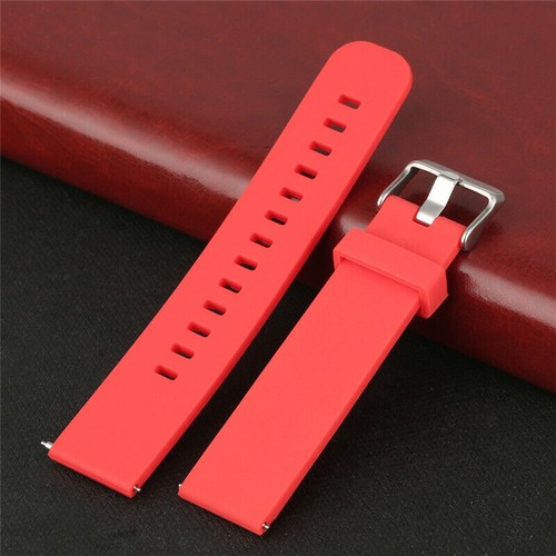 Correa de reloj de goma de 20 mm 22 mm correa de repuesto de silicona para buceadores barras de resorte rápido