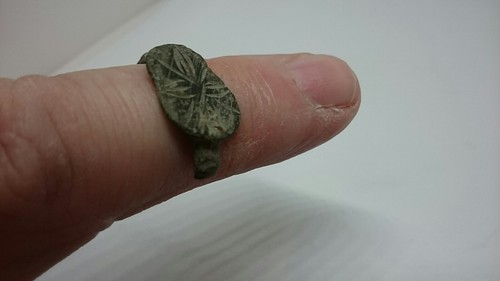 Stunning Roman Bronze Ring Part L323