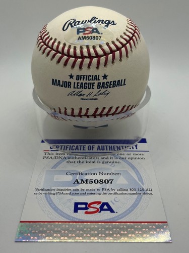 Bryn Smith Expos Cardinals Signed Autograph OMLB Baseball PSA DNA *07 - Picture 2 of 2