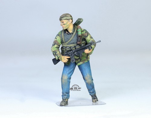 Set prevendita 04 figurine ProPainted 1:35 US Navy Seal team guerra Vietnam - Foto 2 di 12