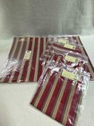 Longaberger Placemats and Napkins - Holiday Stripe - New
