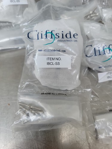 Ice Cabinet Replacement Latches Lot 10 Cliffside Solid Brass Silver Satin Nickle - Picture 10 of 10