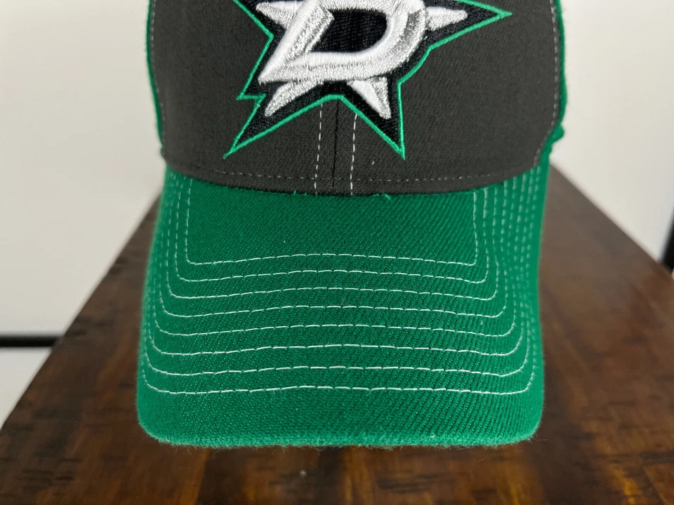 Dallas Stars Hat Cap Fitted Adult One Size Green NHL Stretch Acrylic Span Zephyr - Image 3 of 4