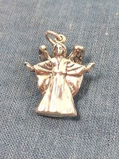 Sterling Silver .925 Charm 3D Angel Religious